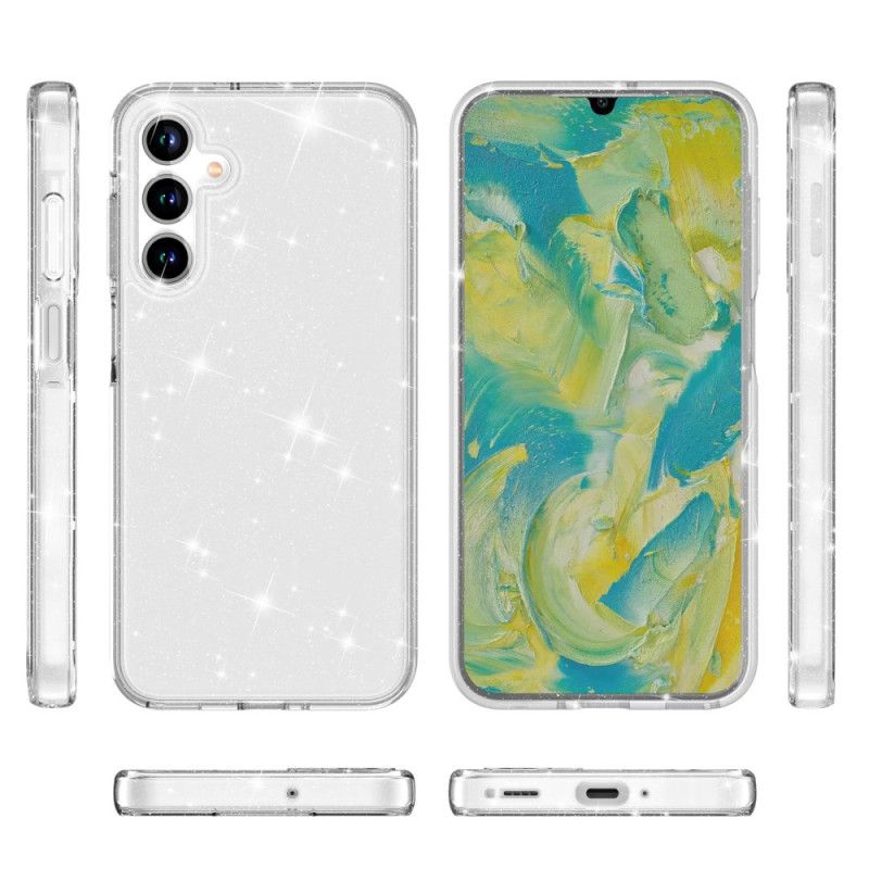 Cover Samsung Galaxy A16 5g Telefon Etui Glitrende Gennemsigtig