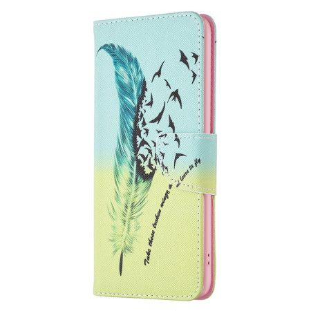 Flip Cover Samsung Galaxy A16 5g Fjer Og Fugle