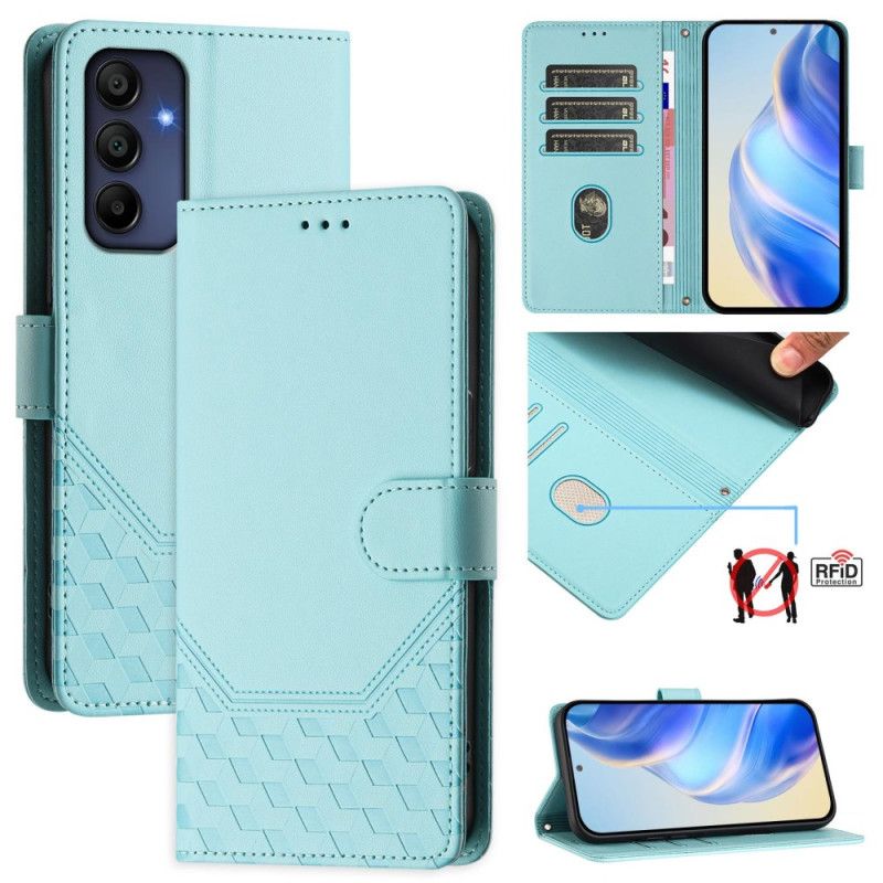 Flip Cover Samsung Galaxy A16 5g Honeycomb Mønster