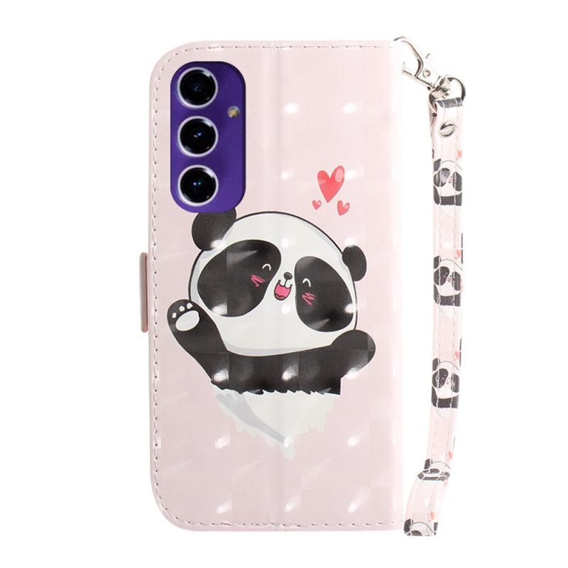 Flip Cover Samsung Galaxy A16 5g Panda Love Med Rem