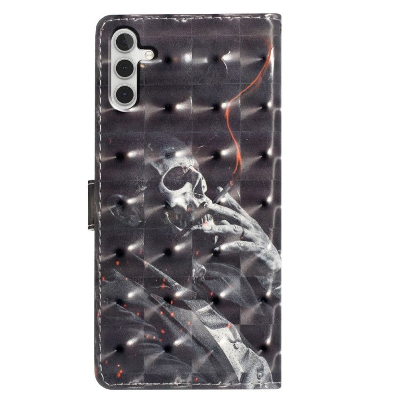 Flip Cover Samsung Galaxy A16 5g Rygende Skelet