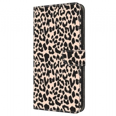 Flip Cover Til Samsung Galaxy A16 5g Leopardmønster