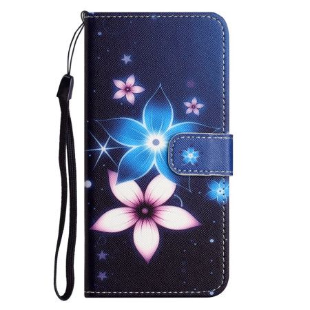 Flip Cover Til Samsung Galaxy A16 5g Måneblomster