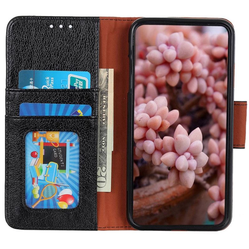 Læder Cover Samsung Galaxy A16 5g Telefon Etui Nappa Tekstur