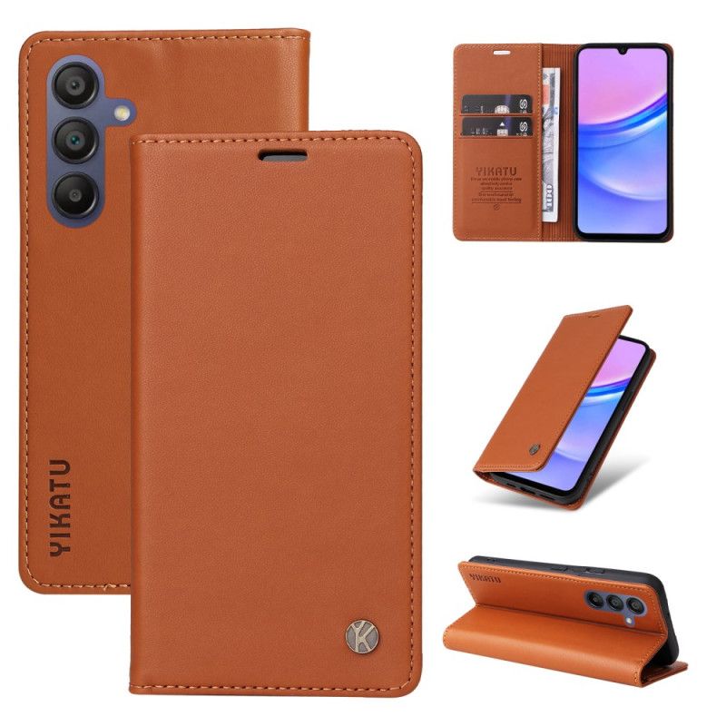 Læder Cover Samsung Galaxy A16 5g Telefon Etui Yikatu