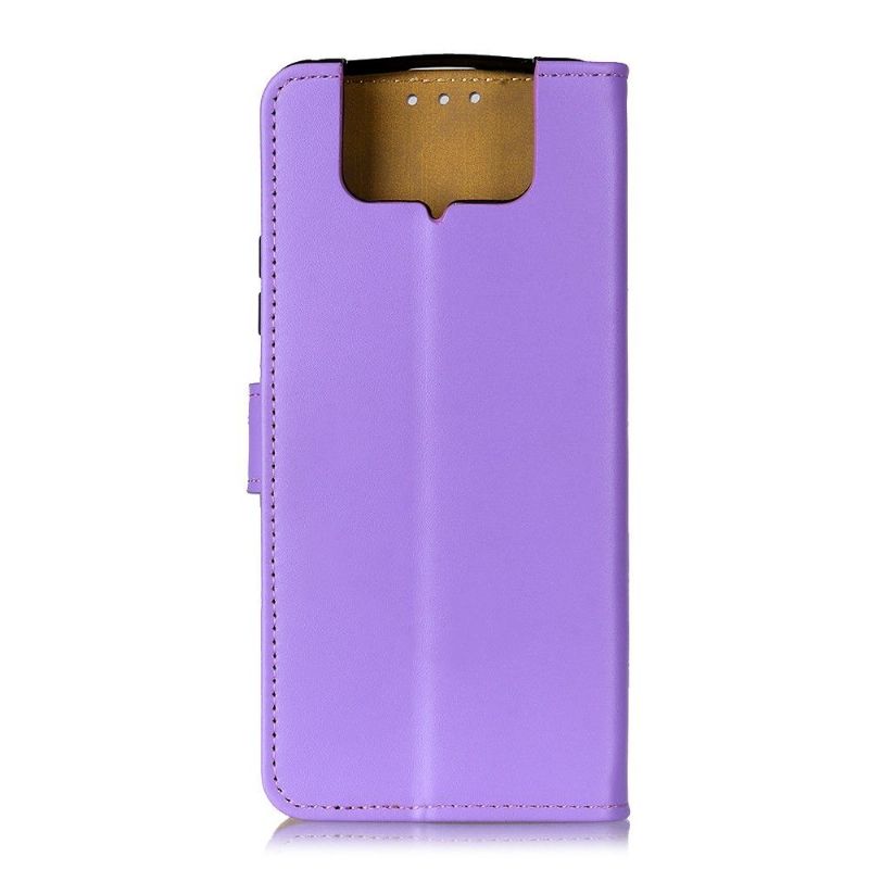 Case Asus Zenfone 7 / Zenfone 7 Pro Basic Imiteret Læder - Lilla