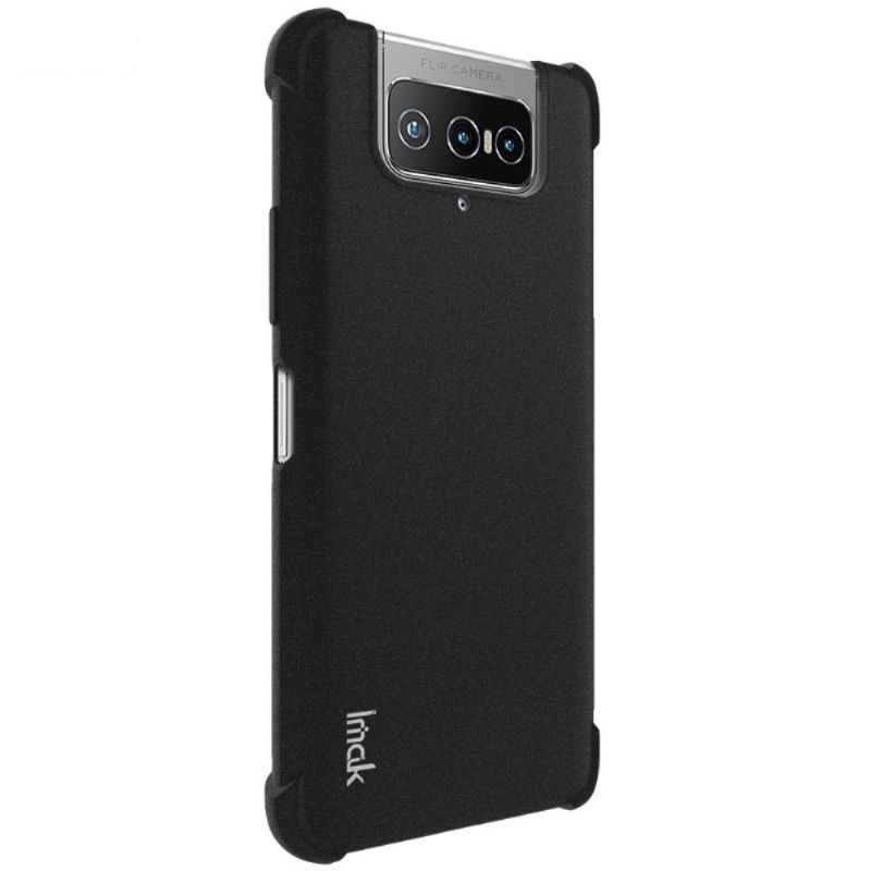 Cover Asus Zenfone 7 / Zenfone 7 Pro Class Protect Stødsikker - Mat Sort