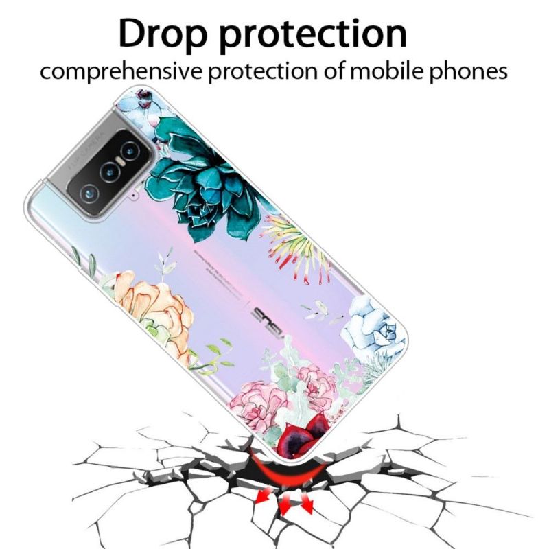 Cover Asus Zenfone 7 / Zenfone 7 Pro Hemming Variety Af Blomster