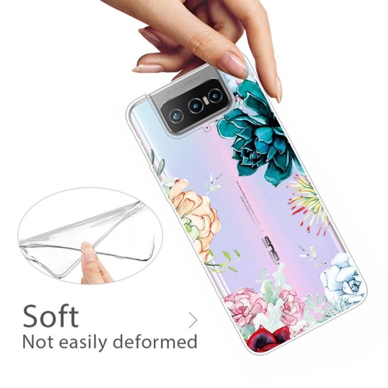 Cover Asus Zenfone 7 / Zenfone 7 Pro Hemming Variety Af Blomster