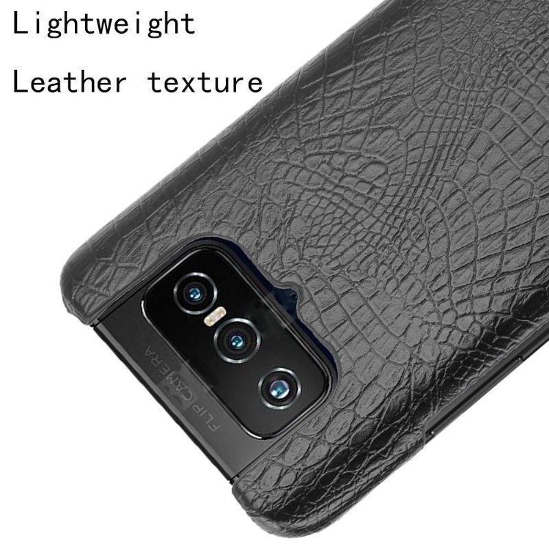 Mobilcover Asus Zenfone 7 / Zenfone 7 Pro Croc Skin Effekt