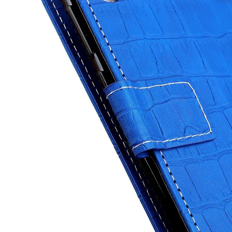 Flip Cover Asus Zenfone 8 Croc-imiteret Læder-look