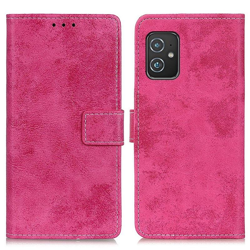 Flip Cover Asus Zenfone 8 Cyrius Kunstlæder Vintage