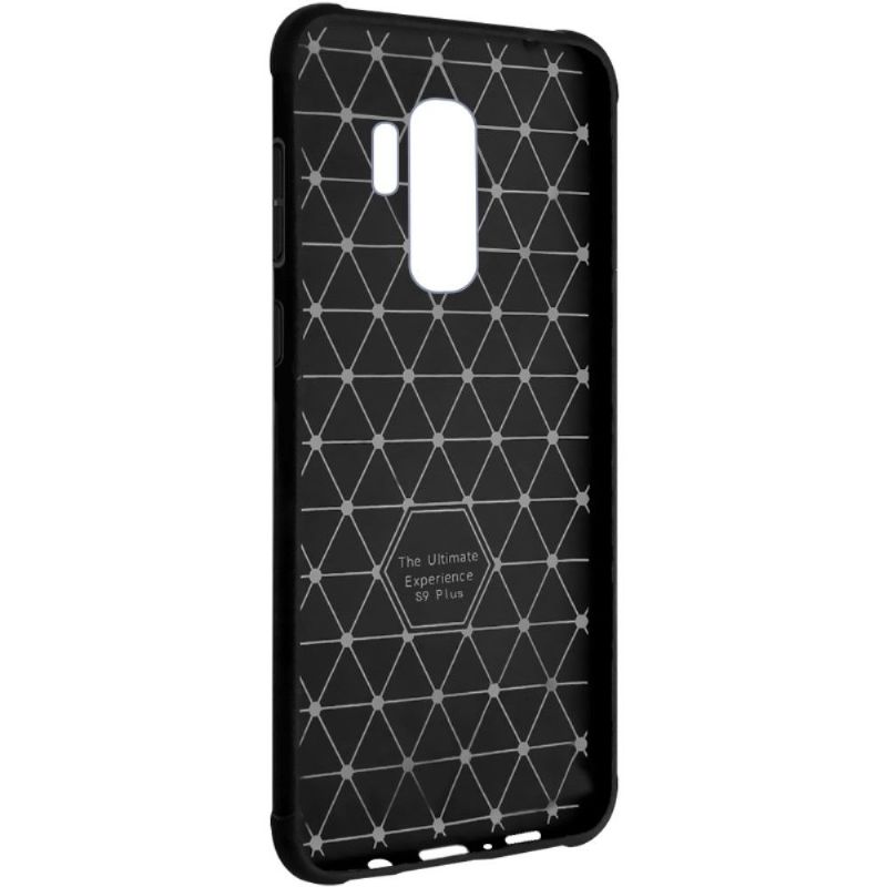 Cover Samsung Galaxy S9 Plus Vega Lædereffekt - Sort