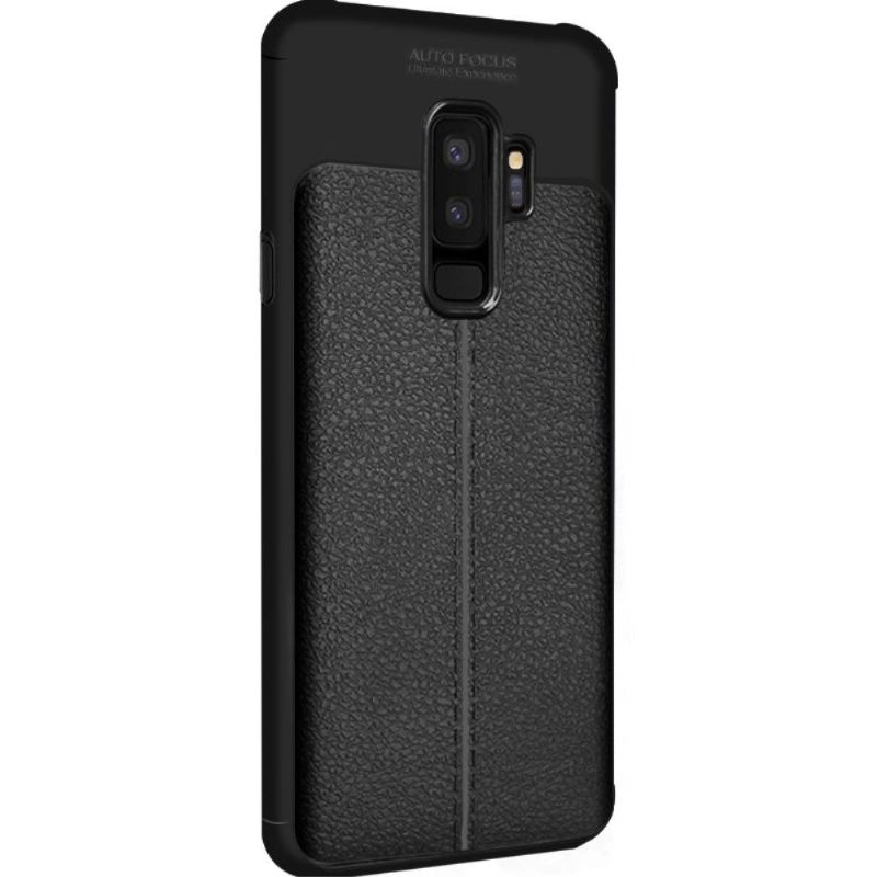 Cover Samsung Galaxy S9 Plus Vega Lædereffekt - Sort