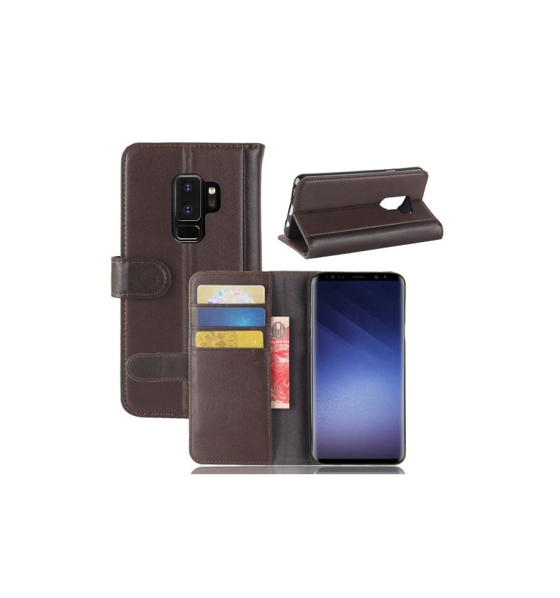 Flip Cover Samsung Galaxy S9 Plus Premium Læder Kortholder