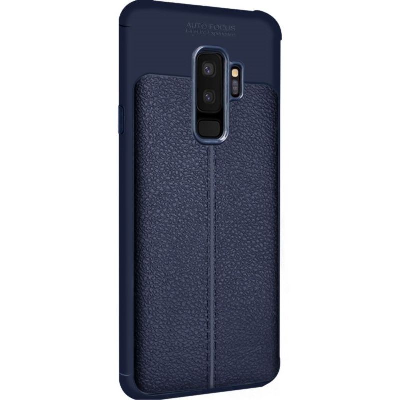 Mobilcover Samsung Galaxy S9 Plus Original Vega Lædereffekt - Marineblå