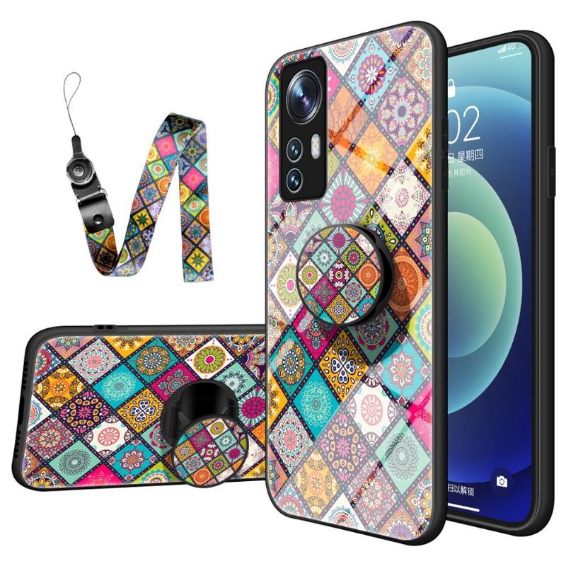 Cover Xiaomi 12 Mandala Kalejdoskop Med Stand