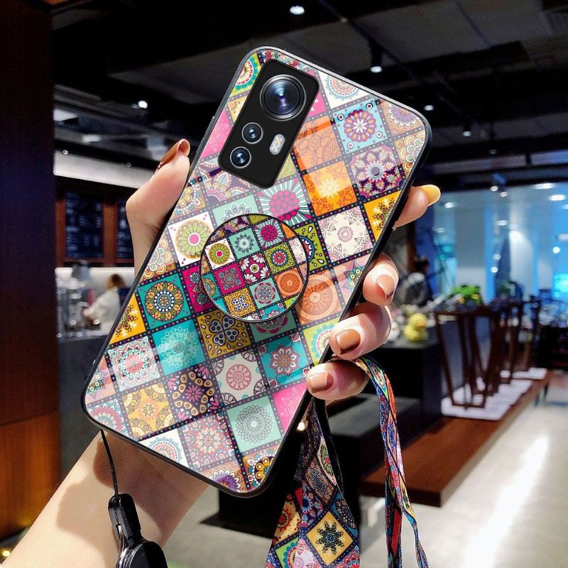 Cover Xiaomi 12 Mandala Kalejdoskop Med Stand