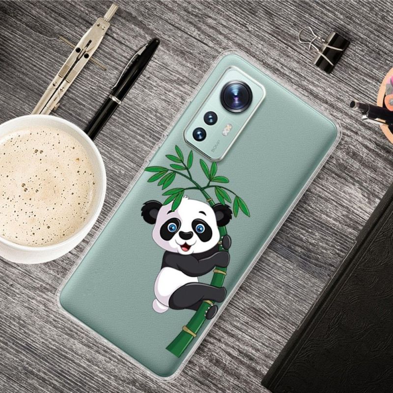 Cover Xiaomi 12 Panda På Bambus