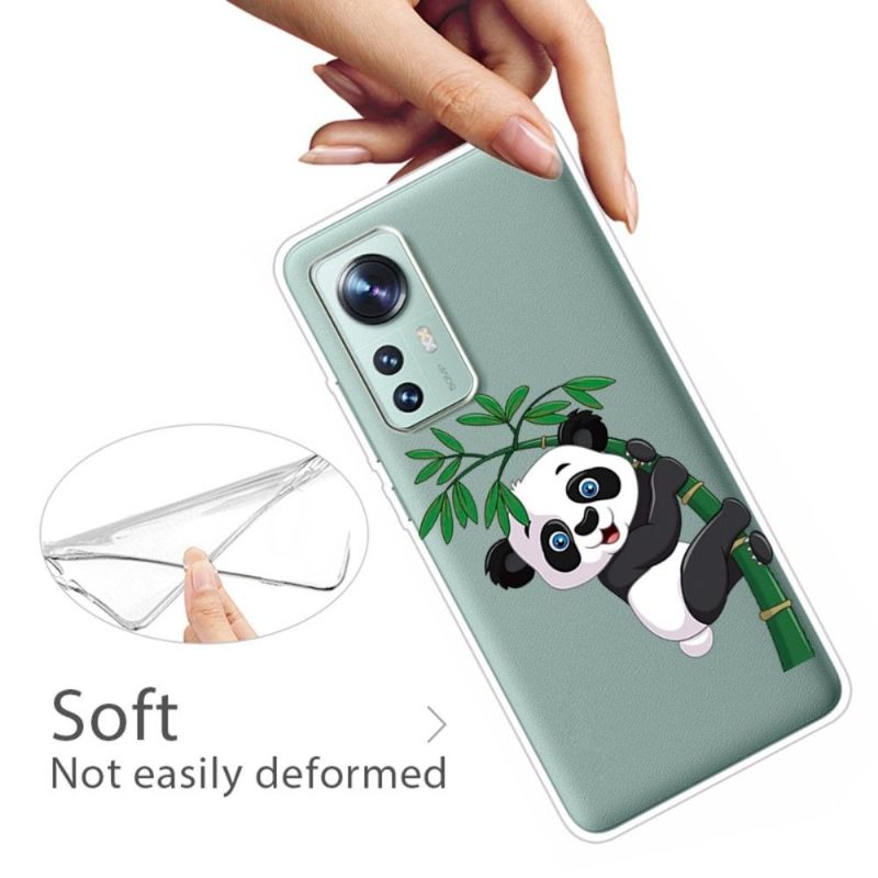 Cover Xiaomi 12 Panda På Bambus