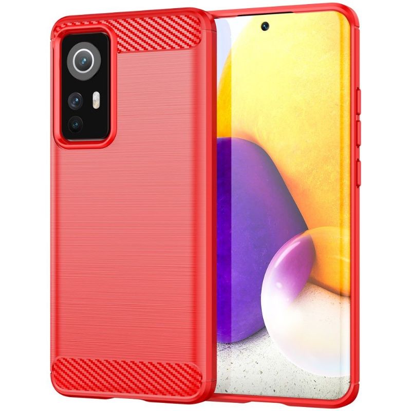 Cover Xiaomi 12 Silikone Børstet Effekt