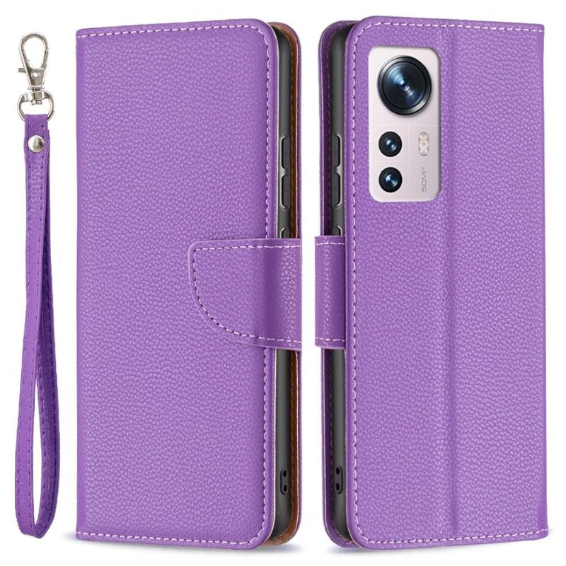 Etui Xiaomi 12 Flip Cover Kornet Lædereffekt