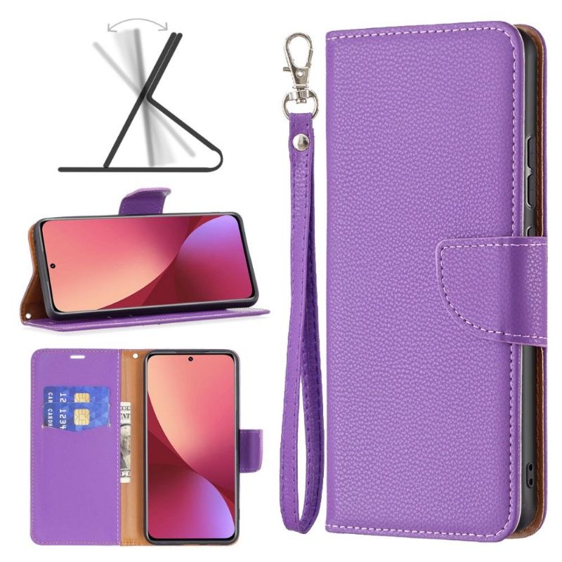 Etui Xiaomi 12 Flip Cover Kornet Lædereffekt