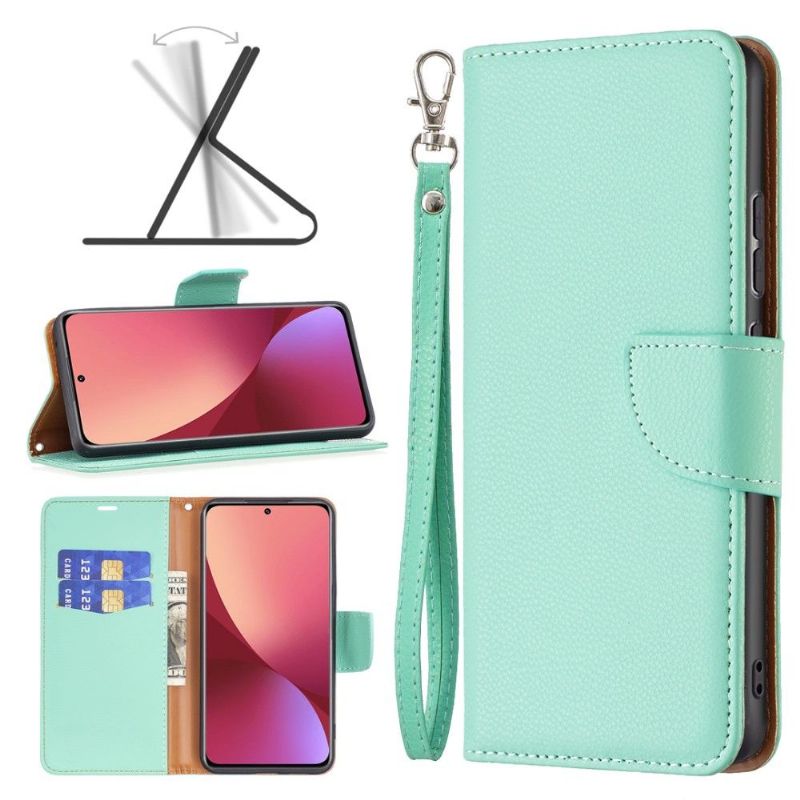 Etui Xiaomi 12 Flip Cover Kornet Lædereffekt