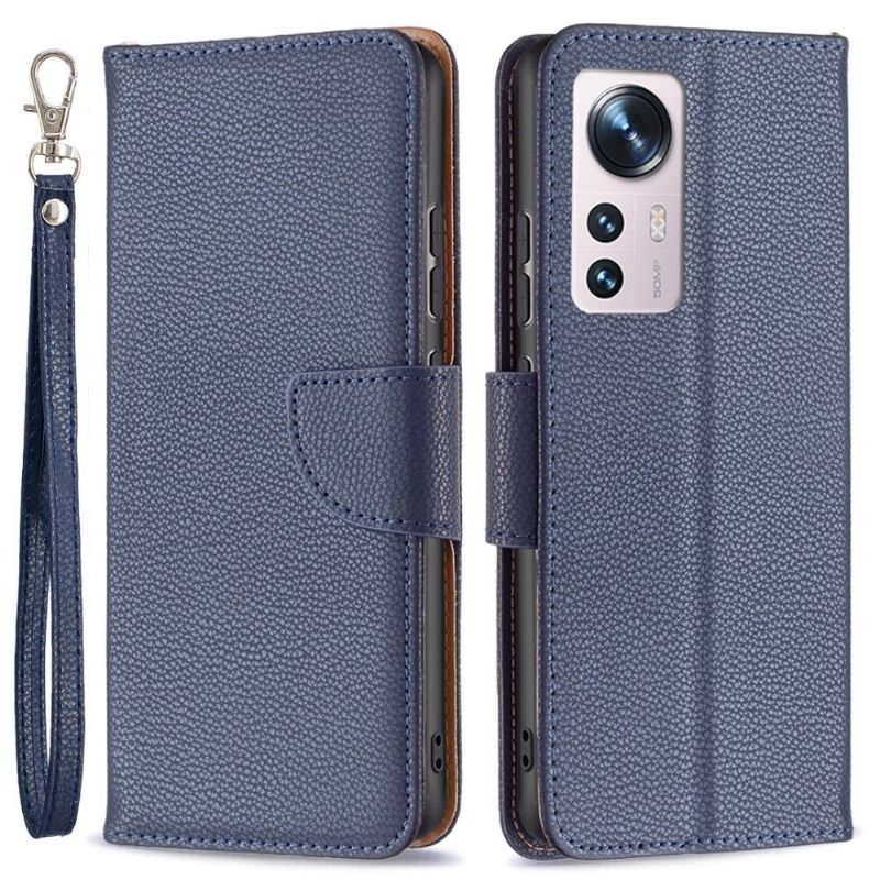 Etui Xiaomi 12 Flip Cover Kornet Lædereffekt