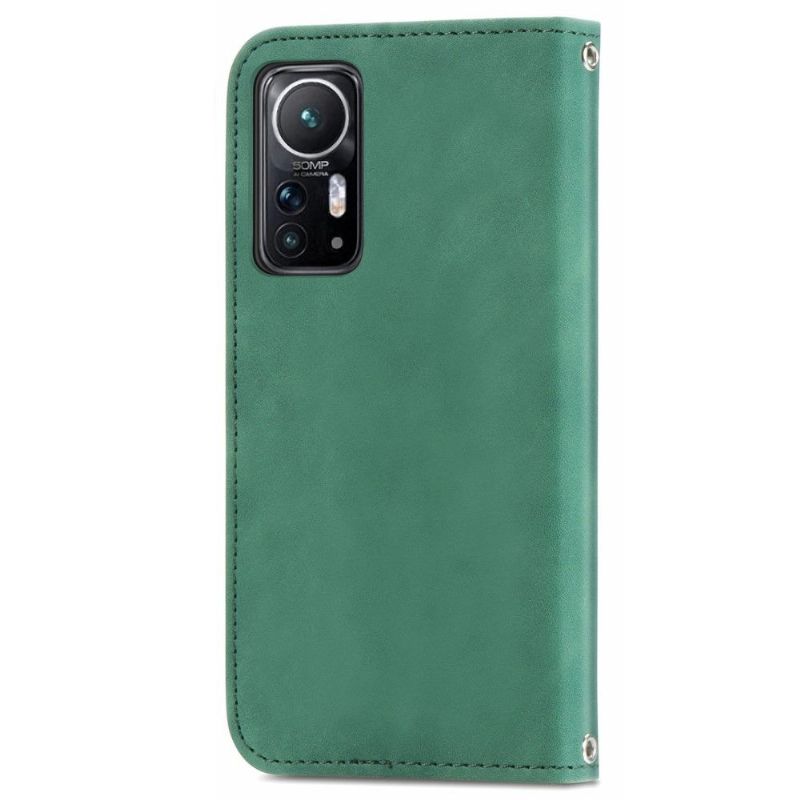 Flip Cover Xiaomi 12 Hemming Business Retro