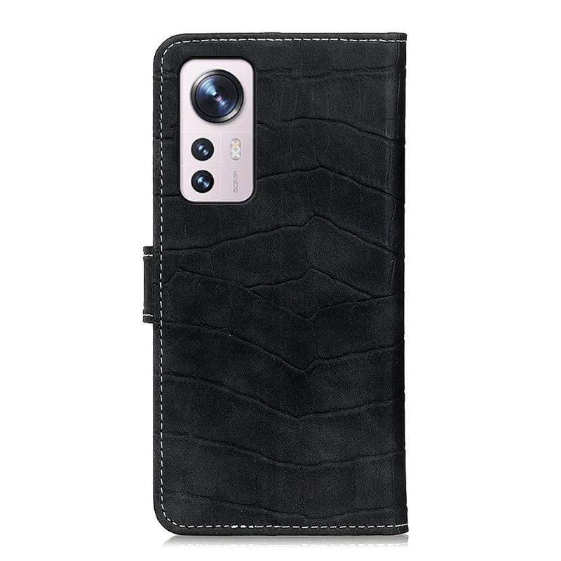 Flip Cover Xiaomi 12 Hemming Croc Look-syning