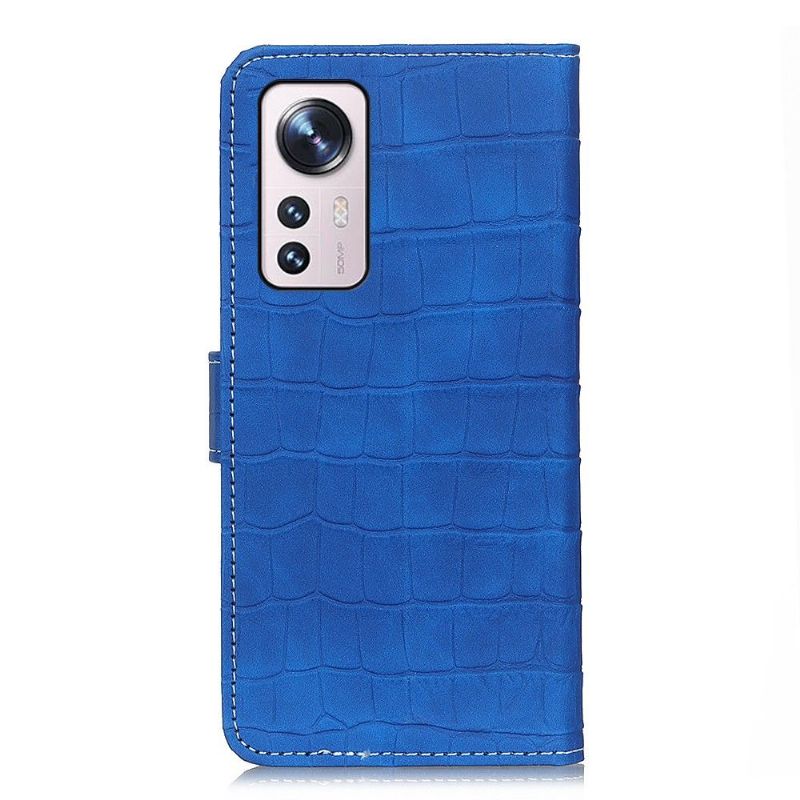 Flip Cover Xiaomi 12 Hemming Croc Look-syning