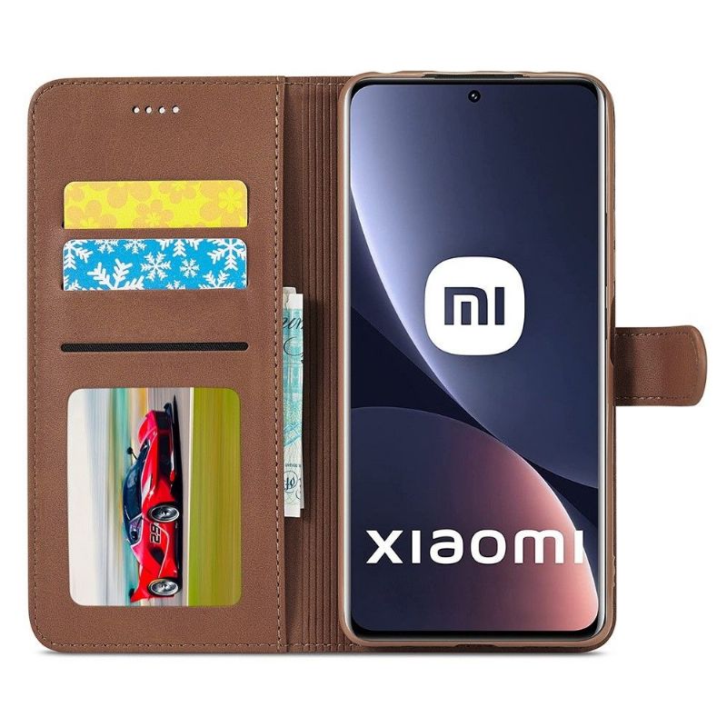 Flip Cover Xiaomi 12 Lædereffekt Lc.imeeke