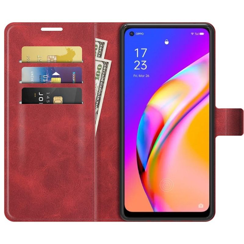 Flip Cover Oppo A94 5G Anti-fald Punge Etui Læderstil