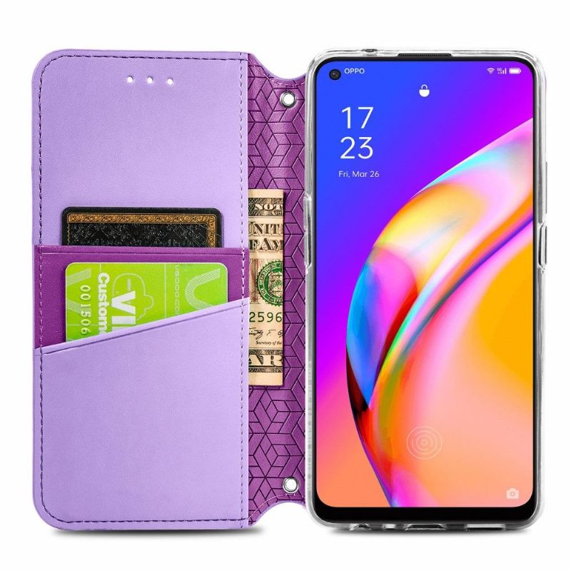 Flip Cover Oppo A94 5G Chic Mandala Imiteret Læder