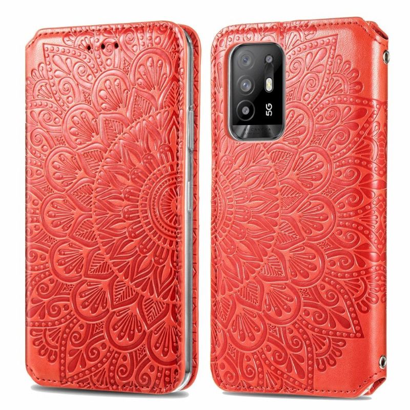 Flip Cover Oppo A94 5G Chic Mandala Imiteret Læder