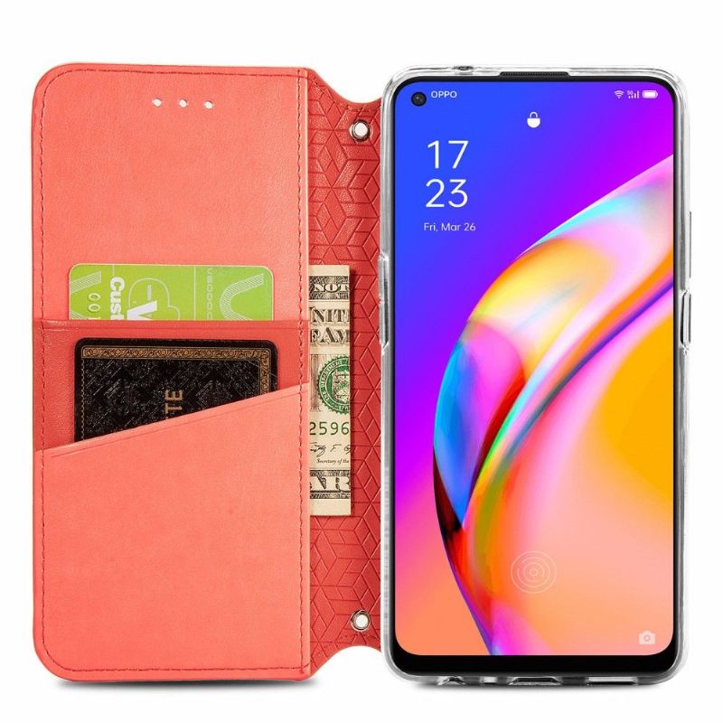 Flip Cover Oppo A94 5G Chic Mandala Imiteret Læder