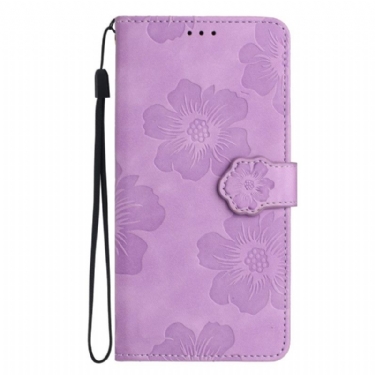 Flip Cover Samsung Galaxy S24 Fe Blomsterdesign