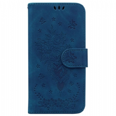 Flip Cover Samsung Galaxy S24 Fe Buket Roser Med Rem