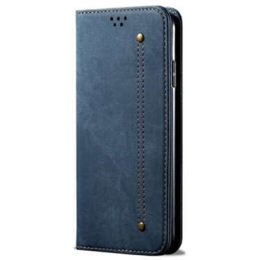 Flip Cover Samsung Galaxy S24 Fe Jeansstof