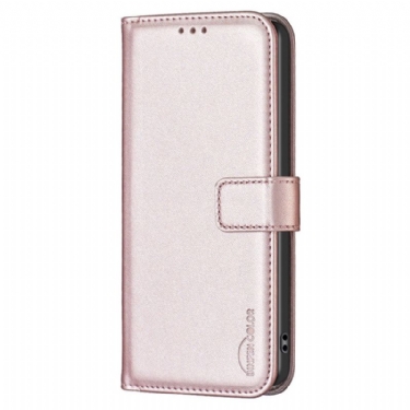 Læder Cover Samsung Galaxy S24 Fe Telefon Etui Klassisk Binfen Farve