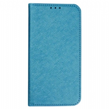 Læder Cover Samsung Galaxy S24 Fe Telefon Etui Krydstekstur