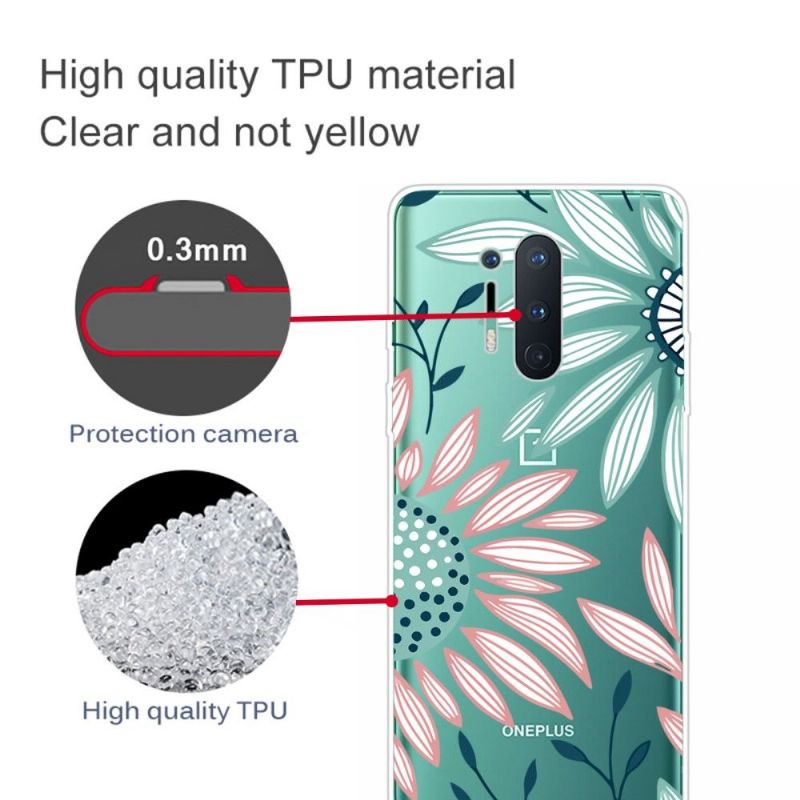 Cover OnePlus 8 Pro Hemming Daisy Blomster