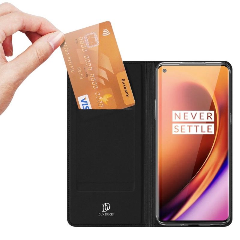 Flip Cover OnePlus 8 Pro Satinbelægning