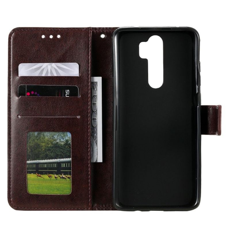 Læder Cover OnePlus 8 Pro Mandala Sun Card Holder