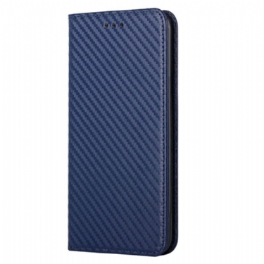 Cover Samsung Galaxy S23 Plus 5G Med Snor Flip Cover Strappy Carbon Fiber Style