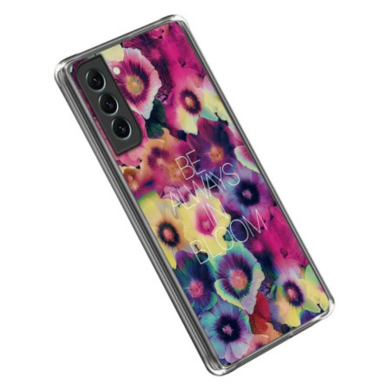 Cover Samsung Galaxy S23 Plus 5G Silikone Er Altid I Blomst