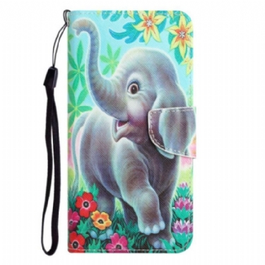 Flip Cover Samsung Galaxy S23 Plus 5G Med Snor Thong Elefant