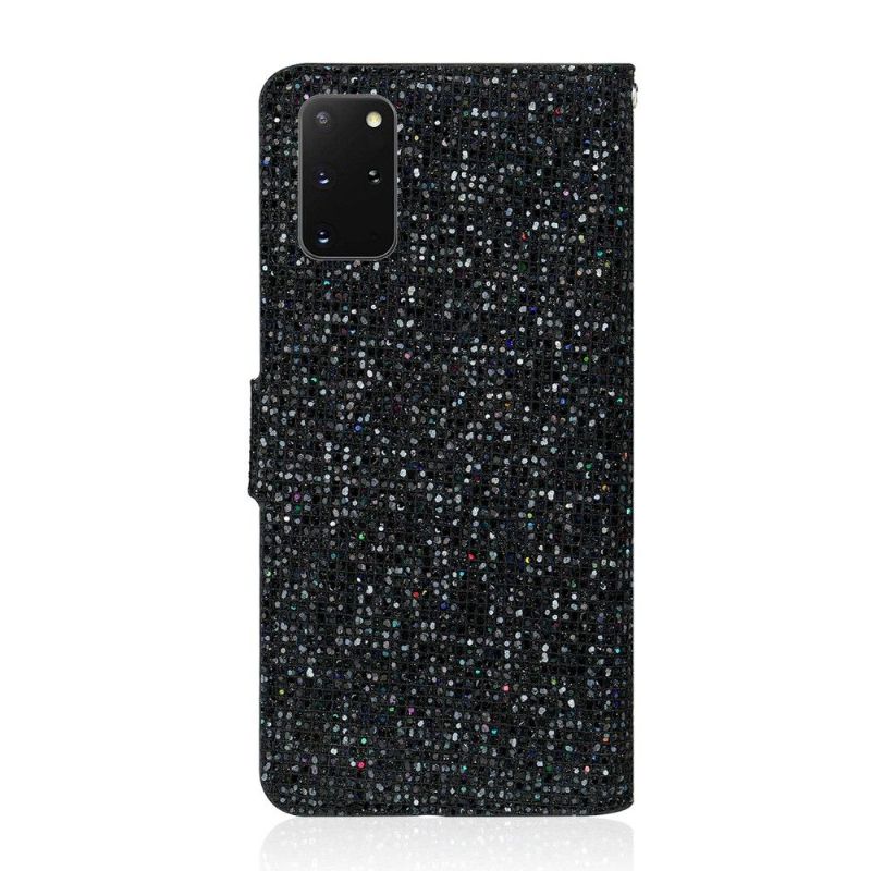 Flip Cover Samsung Galaxy S20 Plus Glitterkortholder