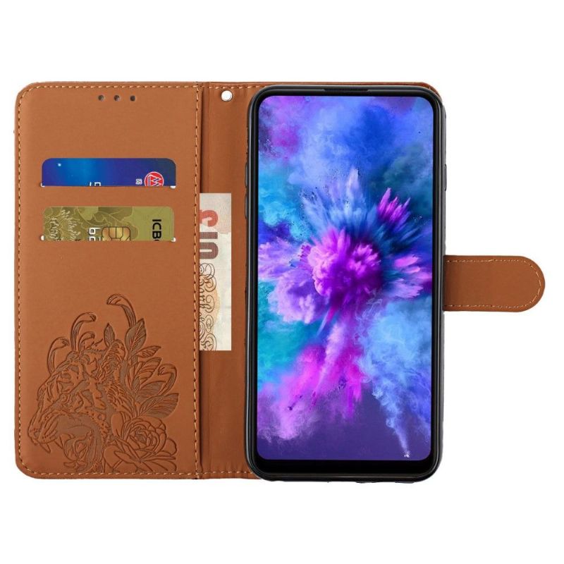 Flip Cover Samsung Galaxy S20 Plus Hemming Tiger Design